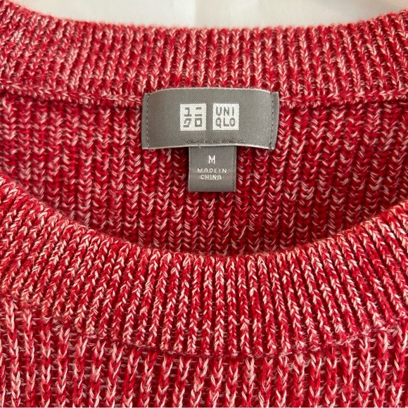 Uniqlo Red Crew neck Sweater - Picture 2 of 6
